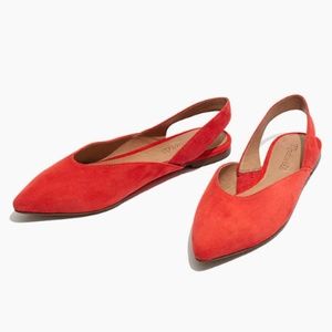 Madewell | The Ava Slingback Flat in Suede